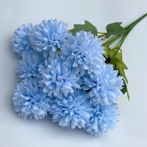 Fournisseur de fleurs artificielles, bouquet de fleurs pompon, arrangement floral pour mariage - Product Image 1