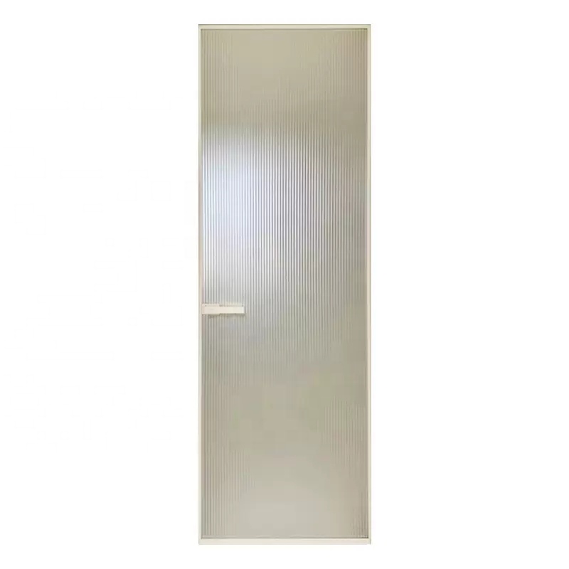 Portes intérieures de salle de bain en Aluminium, porte en verre de salle de bain bon marché