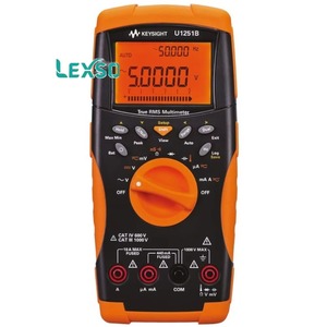 คีย์ไซท์ เทคโนโลยีส์ U1251b มัลติมิเตอร์แบบดิจิตอลพกพา True RMS 10A 1000V AC Lexso - Product Image 1