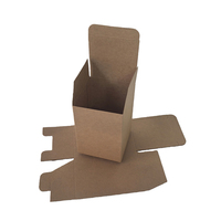 Cajas de Cartón Plegables Personalizadas, Creativas y Elaboradas, Cajas de Regalo Cuadradas de Cartón Kraft Marrón
