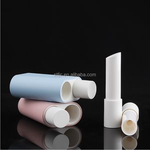 หลอดลิปแบบสองช่องใหม่ - ภาชนะบรรจุลิปสติก/ลิปบาล์มทรงกลมแบบเปล่าสำหรับเติมลิปกลอสและลิปสติกแบบน้ำ - Product Image 4