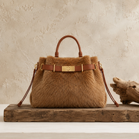 Sac à main de luxe en cuir véritable personnalisé d'usine en de veau pour femmes poignée supérieure sacs à main de mode vintage