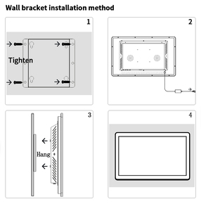 10.1-inch Wall Mount đúng phẳng J1900 <span class=keywords><strong>Touch</strong></span> Panel <span class=keywords><strong>PC</strong></span> công nghiệp cửa sổ máy tính bảng Linux OS Bảng điều khiển công nghiệp <span class=keywords><strong>PC</strong></span> cho xe - Product Image 5