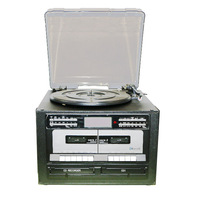 Combo musical : CD, cassette, enregistrement CD vers CD, télécommande, entrée auxiliaire, sortie ligne, Bluetooth et haut-parleurs stéréo externes
