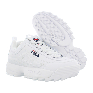 Zapatillas para caminar Fila Disruptor II blancas y azules para niño - Product Image 4