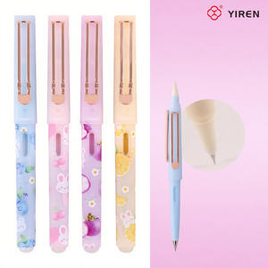YIREN simpatico cartone animato penna cancellabile blu penna a inchiostro con gomma forniture per la scuola cancelleria per ufficio all'ingrosso - Product Image 4