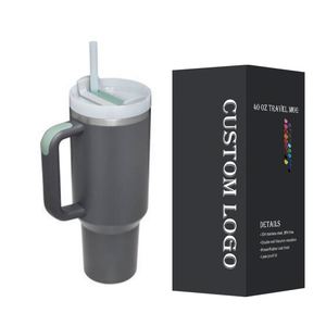 40Oz Negro Púrpura Azul Rojo Plata Rosa Rojo Vaso Acero inoxidable Caliente Frío Doble Pared Full Bling Vaso - Product Image 1