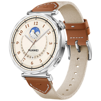 Bracelet en cuir en toile de nylon à un clic pour Huawei Watch GT5 41mm & GT5 Pro 42mm (WB1020T)