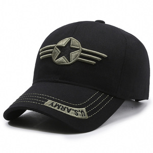 Venta al por mayor de alta calidad camuflaje gorras de béisbol bordado personalizado deporte al aire libre 6 paneles <span class=keywords><strong>gorra</strong></span> sombrero para hombre - Product Image 4