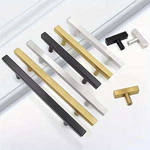 Furniture Cabinets Kitchen <b>Drawer</b> <b>Pulls</b> Stainless Steel Cupboard Door Handles - Product Image 1