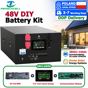 EU Stock JK V19 200A BMS Stack 48V Horizontal Stacking Lifepo4 Battery <b>Diy</b> <b>Kit</b> Box for Assemble 15kWh 16kWh Solar Battery Pack - Product Image 1