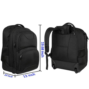 Luggage Business <strong>Backpack</strong> <strong>With</strong> <strong>Wheels</strong> Travel-Friendly Rolling Laptop <strong>Backpack</strong> for Men Women - Product Image 5