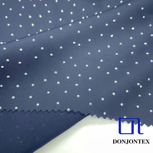 Premium Kwaliteit Hot-Persing Strass Glanzende Zijde-Achtige Spandex Polyester Satijnen Stof Voor Feestjurk Nachtkleding En Blouse - Product Image 6