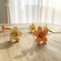 Vente en gros 5 CM EVA Foamfoam puakenikeni fleur cheveux pic artificiel Hawaii danse fête fleur décorative femmes accessoires