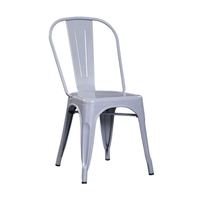 Fabricant de chaises de salle à manger blanches chaises en inox chaises de restaurant industriel d'extérieur chaises en métal