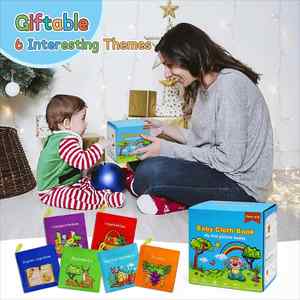Juguete para Bebés para el Tiempo Boca Abajo, Libro Sensorial de Alto Contraste, Mordedor para Bebés, Libros para el Baño - Product Image 5