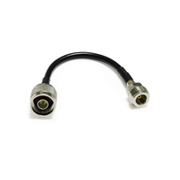 Câble coaxial RG58 de qualité industrielle, 50 ohms, conducteur en cuivre étamé, SMA mâle vers SMA mâle, assemblage de câble coaxial RF RG174