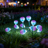 Lampu Buah Kiwi Seri LED "Wonder Grass" Pohon dan Bunga Buatan Bioluminesen Kustom