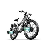 Bicicleta Eléctrica de Doble Motor de 2000W con Frenos Hidráulicos, Batería de Litio de 48V 17.5Ah, Cuadro de Aleación de Aluminio, para la UE y el Reino Unido