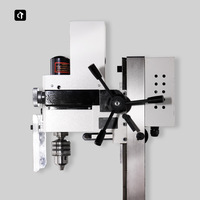 CTMACH ZX13 Mini fraiseuse manuelle DIY, petite fraiseuse verticale de table, outil multifonctionnel de bureau pour la maison, perceuse MT3 220V
