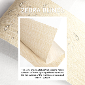 Persianas Enrollables SAMADHI con Cadena de Perlas Resistentes, Tipo Zebra, Día y Noche, para Proyectos Residenciales, Persianas de Seguridad para Ventanas - Product Image 4