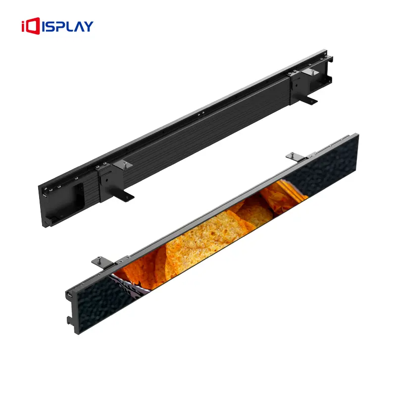 supermarket panel hd strip advertising digital screen type edge shelf stretched lcd display bar kiosk electronic price label tag