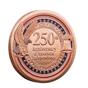 Koin Peringatan Ulang Tahun Kemerdekaan Amerika ke-250, Stock 1776-2026, Berlapis Besi, Lambang Elang Patung Liberty - Product Image 5