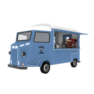 Kiosque de vente mobile, chariot alimentaire polyvalent pour centre commercial et zone touristique, stand de café, thé au lait et snacks 540×202×260 cm - Product Image 4