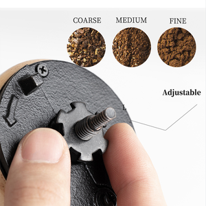 Log Home CAFEDE KONA Mini Manual Coffee Grinder Light Log Dark Log Home Coffee Maker