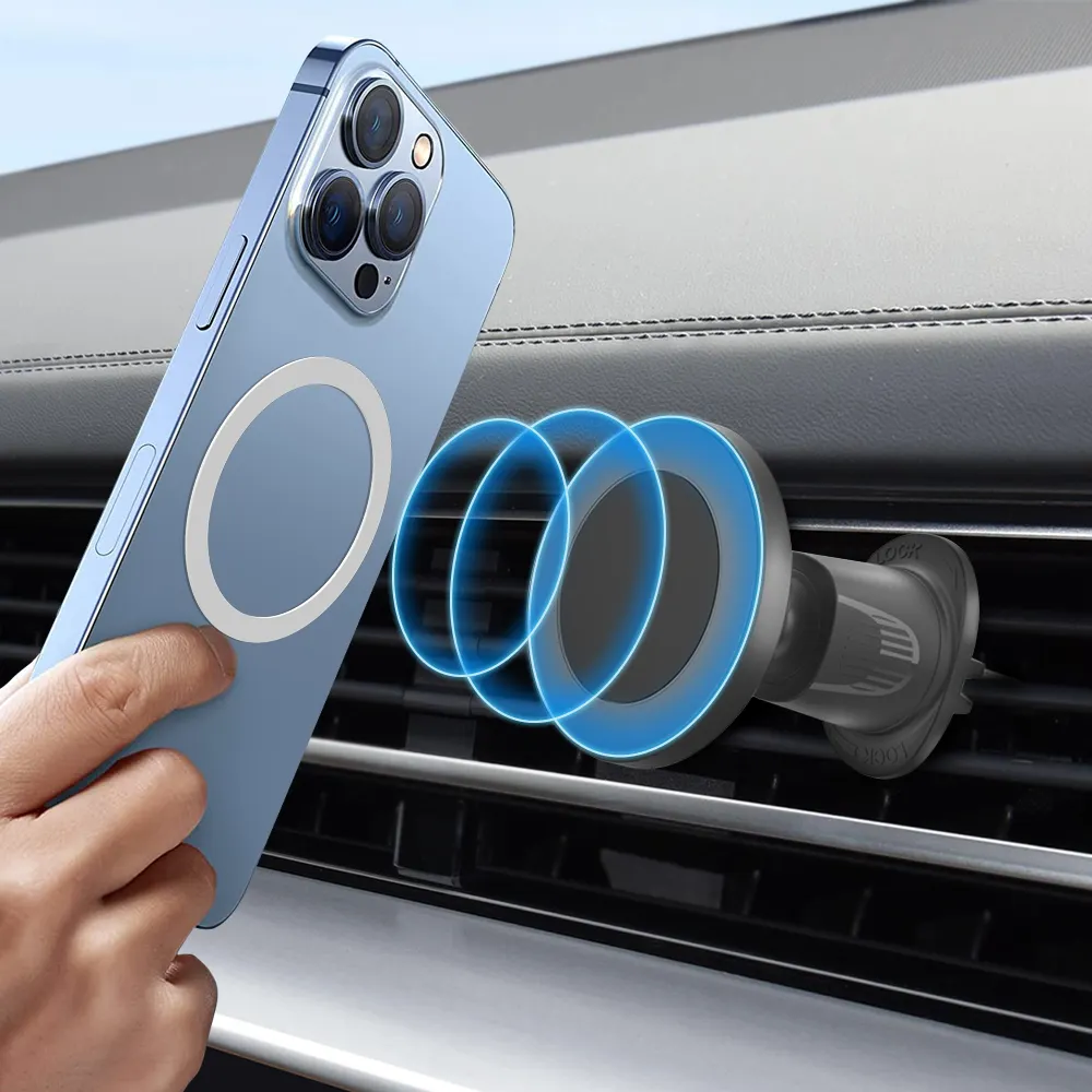 20Pcs N52 Car Magnet Phone Holder Strong Force Car Phone Holder Air Vent Magnetic Car Phone Holder 360 Rotation For Iphone