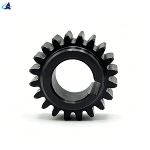 Transportador de Automatización Industrial 45 #   Engranaje Cónico de Acero al Carbono con Óxido Negro Endurecido, Dientes Personalizados, Módulo No Estándar OEM, Engranaje de Espuela a Granel - Product Image 1