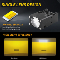 Nouvelle Lampe de Conduite LED Canbus A9 Super Puissante 6000LM Bicolore 6000K Personnalisée pour Voiture et Moto
