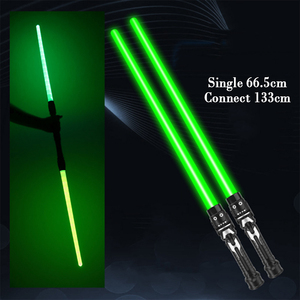 Lightsaber Toy 2-in-1 Light-up Sword Child Toy Lightsaber Dueling Cosplay Colorful Led Flashing <strong>Laser</strong> - Product Image 6