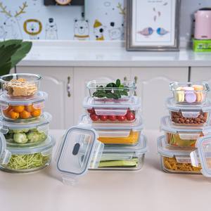 ชุดกล่องถนอมอาหารแก้วคุณภาพสูง 24 ชิ้น พร้อมฝาปิดระบายอากาศ ป้องกันการรั่วซึม 100% สำหรับเตรียมอาหาร - Product Image 6