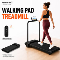 Caminadora Plegable con Inclinación de 15 Grados, Máquina para Correr en Casa, Caminadora Compacta para el Hogar, Equipo de Ejercicio Físico