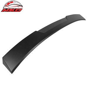 Convient pour Honda Accord 2018-2022, becquet de toit style V, non peint, noir - Product Image 2