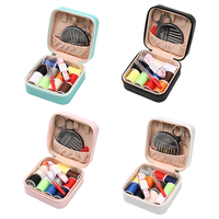 JP bricolage outil de couture accessoires ensemble maison Mini voyage Kit de couture Portable aiguille fils boîte de rangement