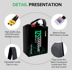 10 सी ठोस-राज्य बैटरी पैक 91,000 mah 120,000 कार्गो ड्रोन/vtl/विमान/भारी शुल्क लिथियम-आयन बैटरी पैक - Product Image 4