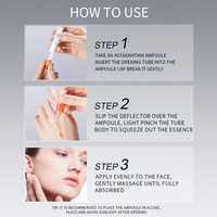 Sérum Anti-Âge OEM, Soin Visage Hydratant Coréen pour Femme, Formule Liquide, Ampoule Facial à l'Astaxanthine