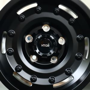 Htor <span class=keywords><strong>ล้อ</strong></span>ปลอมแปลง16 17 <span class=keywords><strong>18</strong></span>นิ้ว5X108สีดำด้านดีไซน์ทนทานสำหรับ Maverick Bronco Sport Explorer Edge Escape - Product Image 4