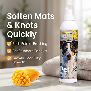 Champú y Acondicionador Personalizados para Mascotas, Champú Suave y No Irritante con Aroma y Sabor a <span class=keywords><strong>Mango</strong></span> para Perros y Gatos - Product Image 3