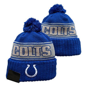 2025 Venta al por mayor Equipos de fútbol americano Sombreros Gorro de punto Venta caliente Equipos de potros Sombreros de invierno Sombrero de lana - Product Image 6