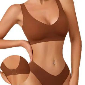 Wholesale seamless polyamide spandex bra For Supportive Underwear