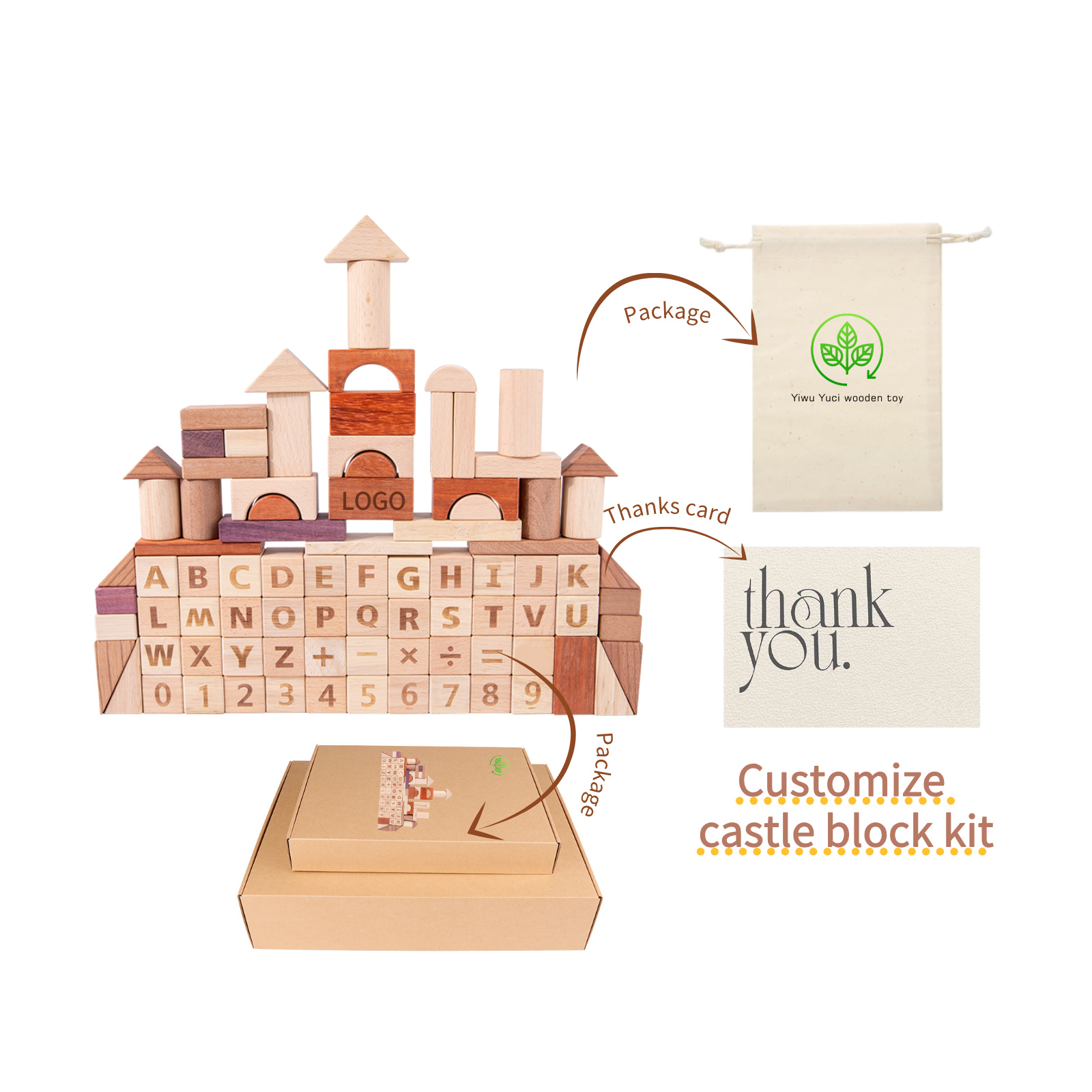Bloc du château 86pcs