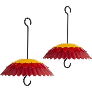 Eichhörnchen-Abschirmung Regenschirm-Stil Garten-Vogelfutterspender 20,5x20,5x6,5cm PP Regenschutz für Hängenden Außenspender - Product Image 1
