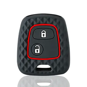 Funda Protectora de Silicona para Llave de Coche de 2 Botones para Peugeot 106 107 206 207 307 <span class=keywords><strong>Citroen</strong></span> C1 C2 C3 C4 <span class=keywords><strong>XSARA</strong></span> <span class=keywords><strong>PICASSO</strong></span> para Toyota AYGO - Product Image 3