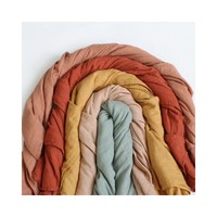 Couvertures d'emmaillotage en mousseline de coton bambou biologique super douce pour bébé Couverture en mousseline pour nouveau-né