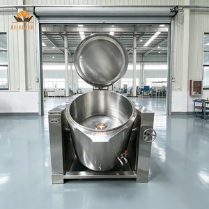 Olla Industrial Inclinable con Calentamiento Indirecto por Chaqueta <span class=keywords><strong>de</strong></span> Agua, Calentamiento Suave para Procesamiento <span class=keywords><strong>de</strong></span> Leche <span class=keywords><strong>de</strong></span> Soja y Leche Fresca - Product Image 2