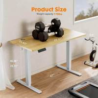 [Exportation Chine] Bureau d'ordinateur électrique réglable en hauteur, durable, capacité de charge de 60 kg, plage de hauteur de 71 à 113 cm, options multi-tailles