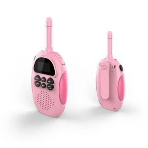 2er Pack wiederauf ladbare Kinder Walkie Talkie Einfache Verwendung Langstrecken Walkie Talkie Hand funkgerät